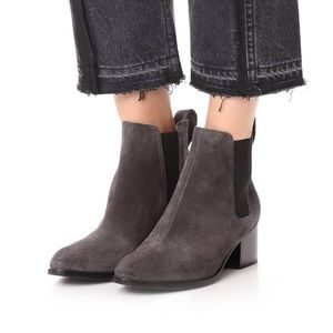 Rag Bone Walker Booties in Grey Suede